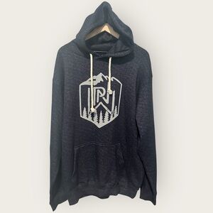 Pacific Northwest Women’s XL Rope Drawstring Pullover Dark Navy Hoodie